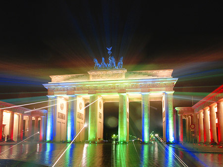 Brandenburger Tor bei Nacht Fotos