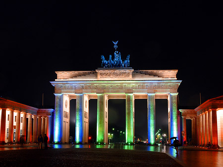 Foto Brandenburger Tor bei Nacht - Berlin
