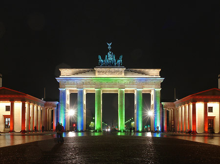 Foto Brandenburger Tor bei Nacht - Berlin