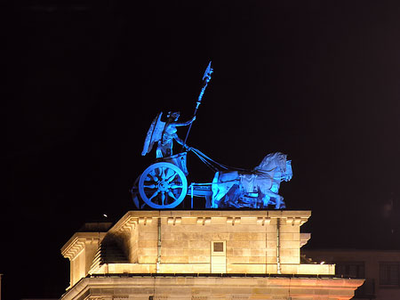 Fotos Quadriga bei Nacht