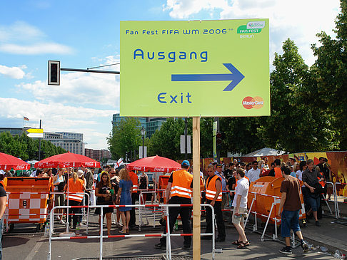 Foto Fanfest Ausgang