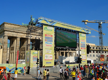 Showbühne am Brandenburger Tor Fotos