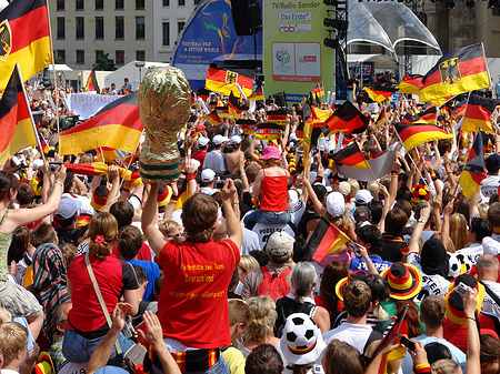 Foto Showbühne am Brandenburger Tor
