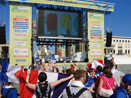 Fans aus Frankreich Fotos
