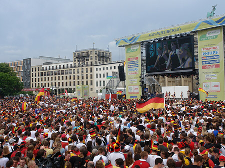 Leinwand und Fans Foto 