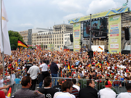 Leinwand und Fans Foto 