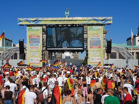 Leinwand und Fans Foto 