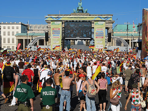 Leinwand und Fans