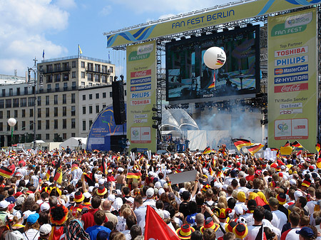 Leinwand und Fans