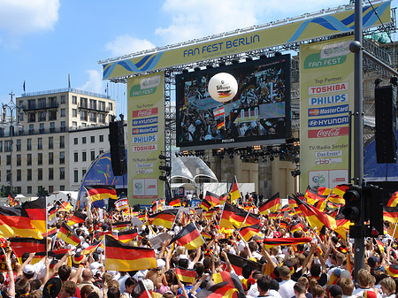 Foto Leinwand und Fans - Berlin