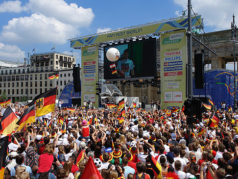 Leinwand und Fans