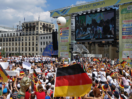 Foto Leinwand und Fans