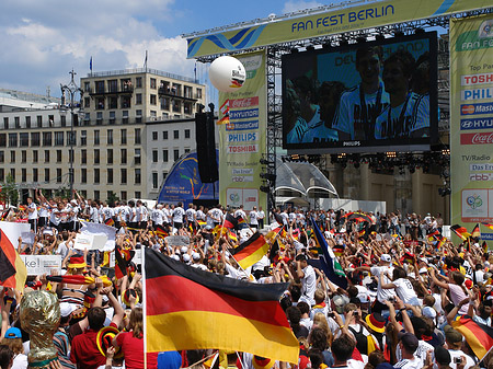 Foto Leinwand und Fans - Berlin