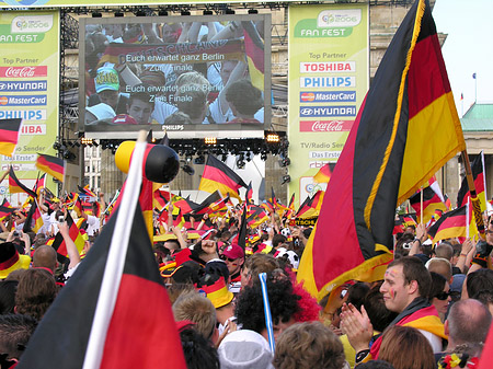 Foto Leinwand und Fans - Berlin