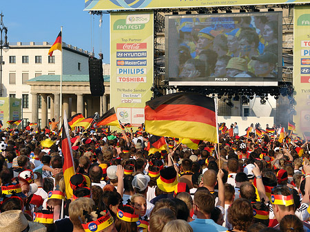 Foto Leinwand und Fans - Berlin