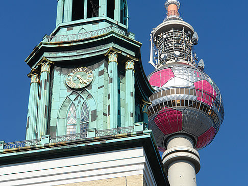 Fotos Fernsehturm und Marienkirche