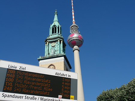 Fotos Fernsehturm und Marienkirche