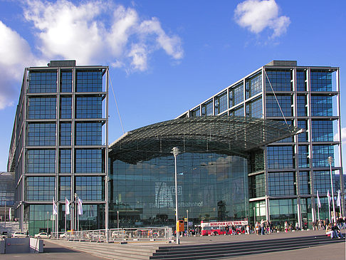 Blick auf den Hauptbahnhof Foto 