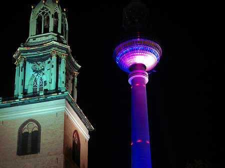 Foto Marienkirche und Fernsehturm