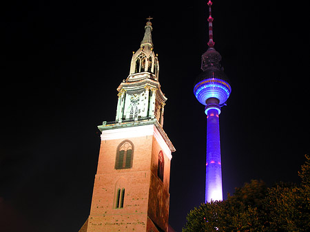 Foto Marienkirche und Fernsehturm