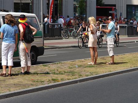 Foto Ampel am Potsdamer Platz