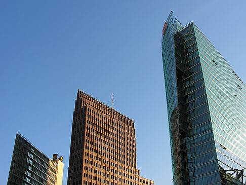 Hochhäuser am Potsdamer Platz Fotos
