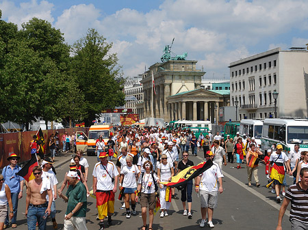 Foto Weg zur Fanmeile