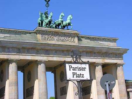 Foto Brandenburger Tor - Berlin