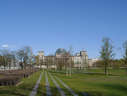 Blick auf Reichstag Foto 