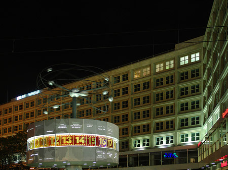 Weltzeituhr am Alexanderplatz Foto 