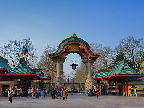 Foto Eingang zum Zoo