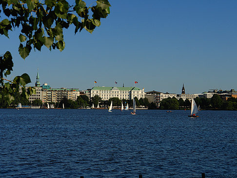 Foto Blick nach Osten von der Außenalster - Hamburg