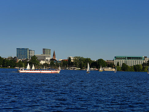 Fotos Blick nach Osten von der Außenalster