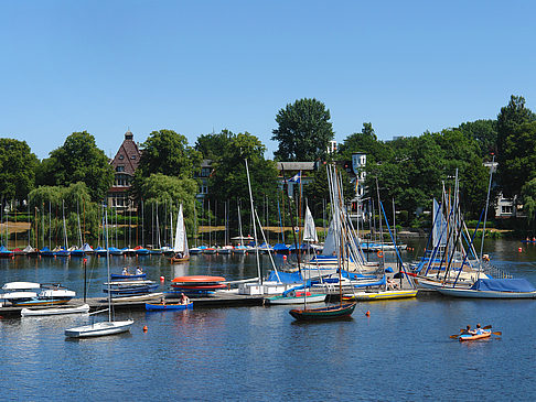 Fotos Bootsverleih und Hafen auf der Außenalster | Hamburg