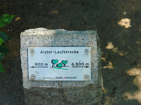 Jogginstrecke um die Außenalster