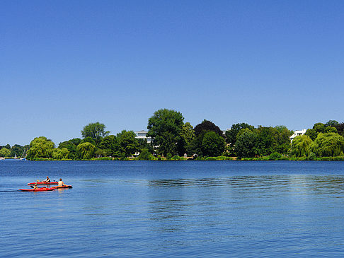 Kanufahrt auf der Außenalster Fotos