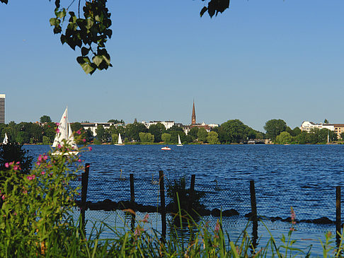 Segeln auf der Außenalster