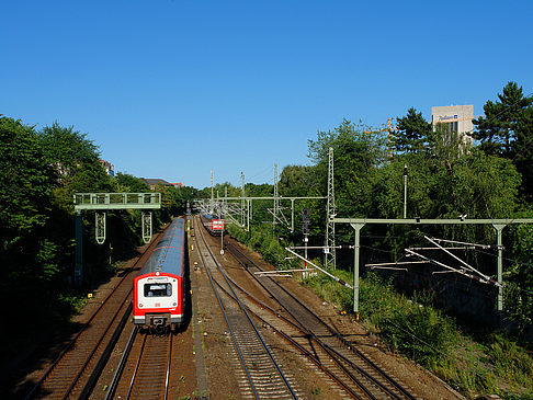 Foto Bahn Gleise