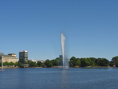 Foto Fontäne auf der Binnenalster