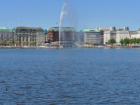 Fotos Fontäne auf der Binnenalster