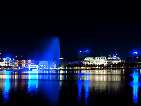 Fotos Binnenalster bei Nacht