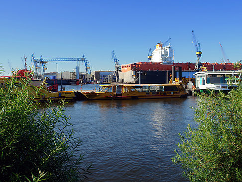 Blick auf den Hafen Foto 