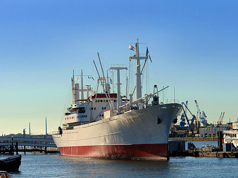 Blick auf den Hafen Foto 