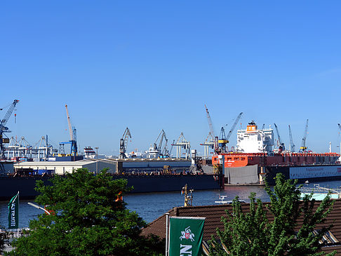 Blick auf den Hafen