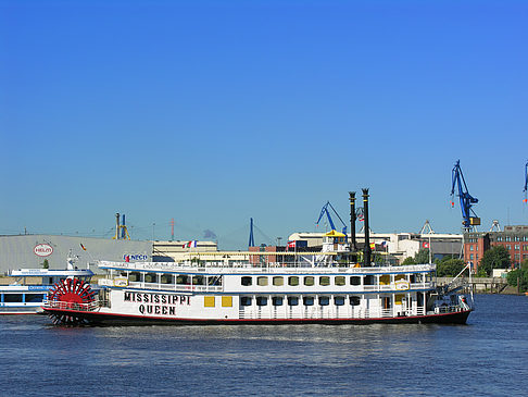 Foto Blick auf den Hafen - Hamburg