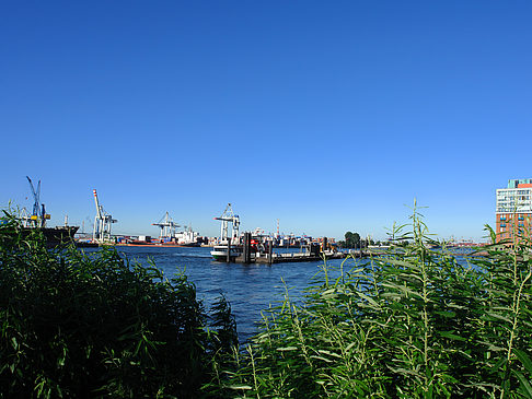 Foto Blick auf den Hafen