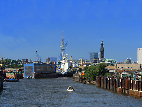 Foto Blick auf die Innenstadt - Hamburg