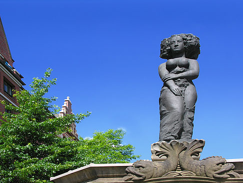 Fischmarktbrunnen Minerva Fotos