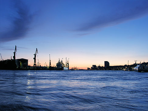 Foto Hamburger Hafen - Hamburg