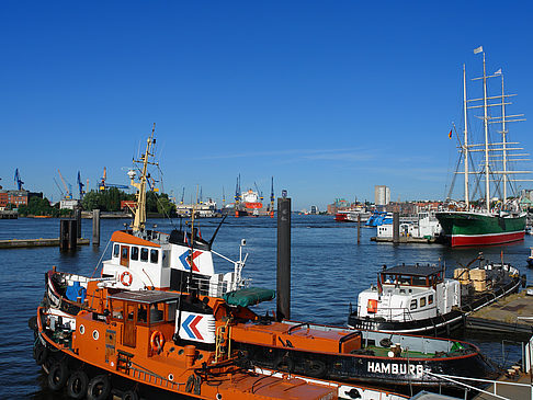 Foto Hamburger Hafen - Hamburg